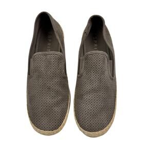 Esprit Nadine Espadrille Perforated Slip-On Shoes Women's Size 9.5